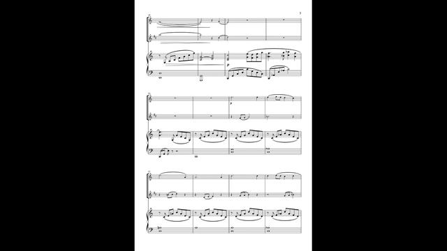 "Reflection" Flute and Clarinet Duet with Piano. (sheet music) Composed by Grant Horsley смотреть онлайн