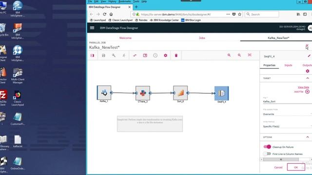 IBM InfoSphere DataStage - Streaming data with Kafka Example смотреть онлайн