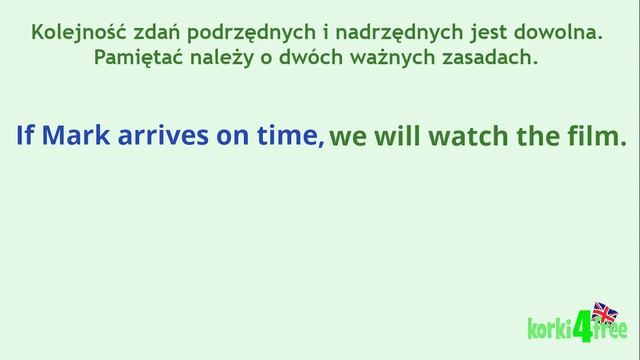 First Conditional - pierwszy tryb warunkowy - korki4free смотреть онлайн