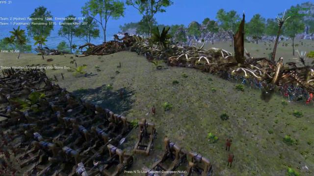 ULTIMATE EPIC BATTLE SIMULATOR 🔥 UEBS mods Hydras, Chimeras, Wyvern dragons, Archers, Catapults смотреть онлайн