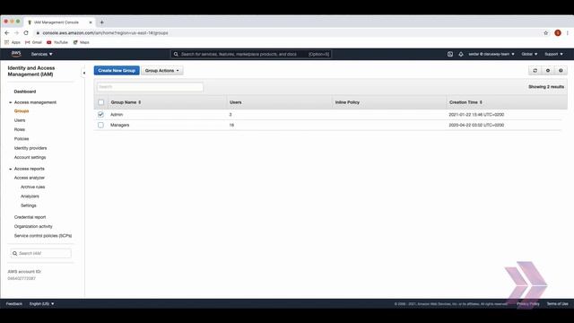 How to Create an IAM Group | Amazon Web Services || Clarusway смотреть онлайн
