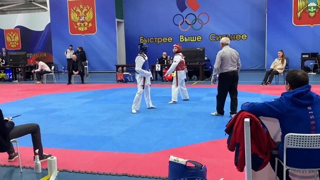 53кг ФИНАЛ Первенство СКФО по тхэквондо среди молодежи 2022г смотреть онлайн