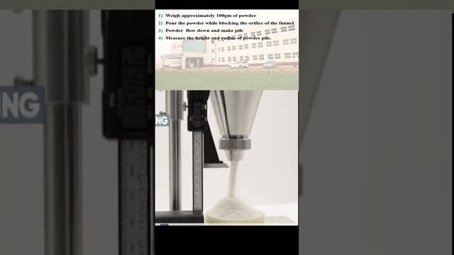 Determination Of Angle Of Repose | Angle Of Repose Of Powder