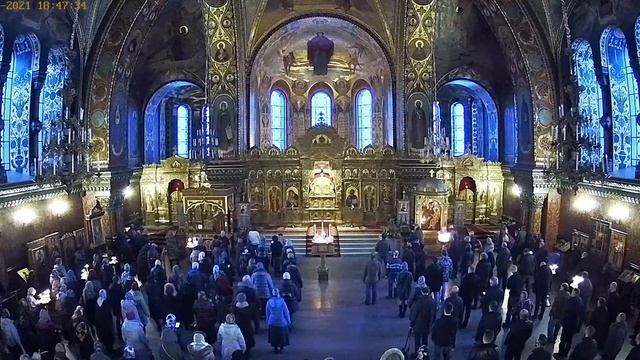 Великий покаянный канон Ч.3 | Среда 1-ой седмицы В.поста | 17.03.2021 г. смотреть онлайн