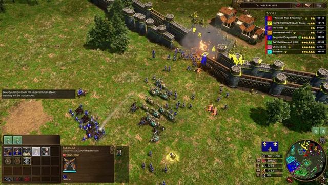 AoE3DE - 4v4 MASSIVE WARS | Multiplayer Gameplay смотреть онлайн