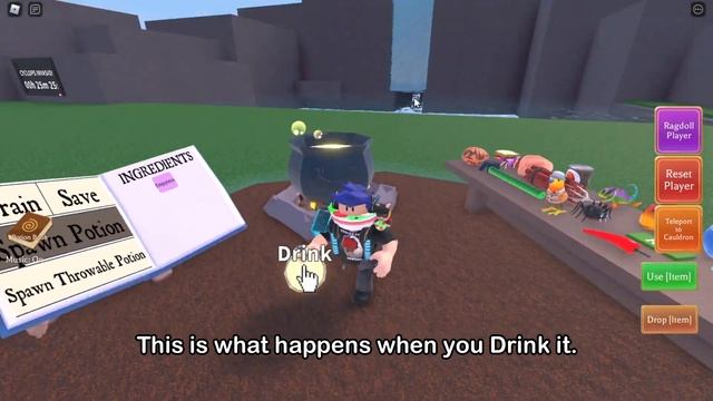 How to make Korblox, Empyreus and Mr Krabs Potion in Wacky Wizards | Roblox смотреть онлайн