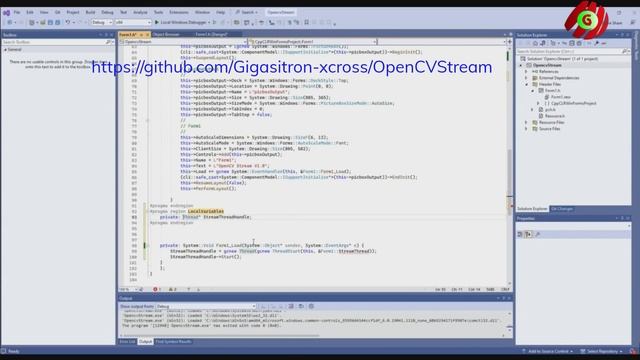 Visual Studio 2022 C++/CLI Window form Camera streaming using OpenCV OpenCV4 смотреть онлайн