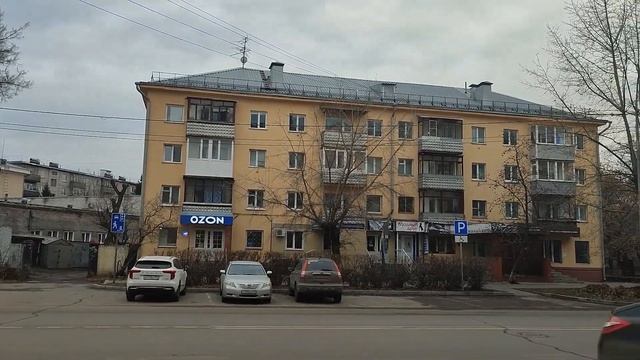 Проспект Социалистический. Барнаул. Часть 10. Осенний день. Пасмурное небо. Барнаул столица мира смотреть онлайн