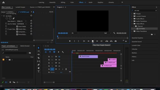 How To Animate Photoshop Layers In Adobe Premiere Pro. смотреть онлайн