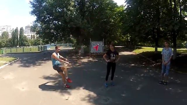 игра в Jianzi - Киев (GoPRO HD2)