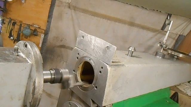 Расточка хобота фрезерного станка смотреть онлайн