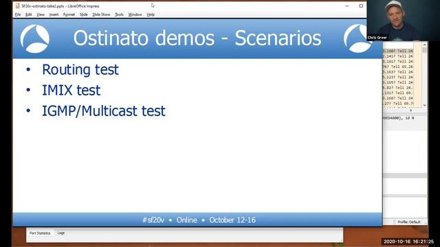 SF20V - 21 Ostinato - craft packets, generate traffic (Srivats P) смотреть онлайн