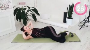 Тонкая талия и плоский живот дома за 5 минут.Упражнения для талии.Погнали