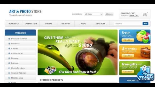 Download Art Store VirtueMart Template by Mira TM VirtueMart Templates смотреть онлайн
