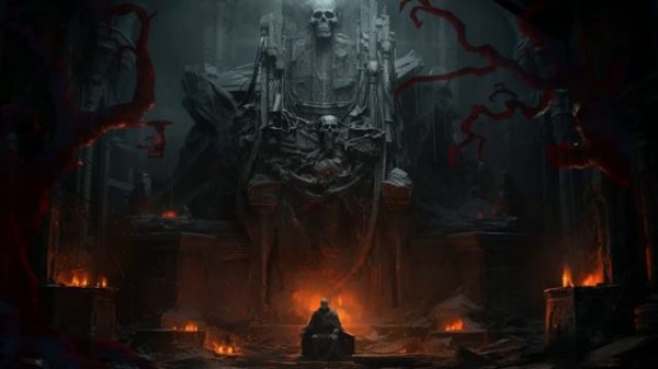 Dark Dungeon Exploration Ambient Tension - The Throne of the Necromancer