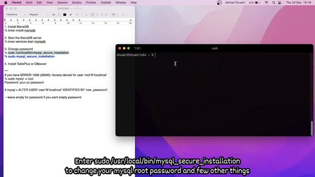 How to Setup Apache, PHP 8.0, MariaDB and Apache Virtual Host using Homebrew Part 3 - MariaDB смотреть онлайн