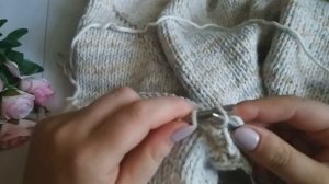 Самый лучший способ закрытия петель спицами ❤️ Как закрыть лицевую гладь чтобы не закручивалась❤️