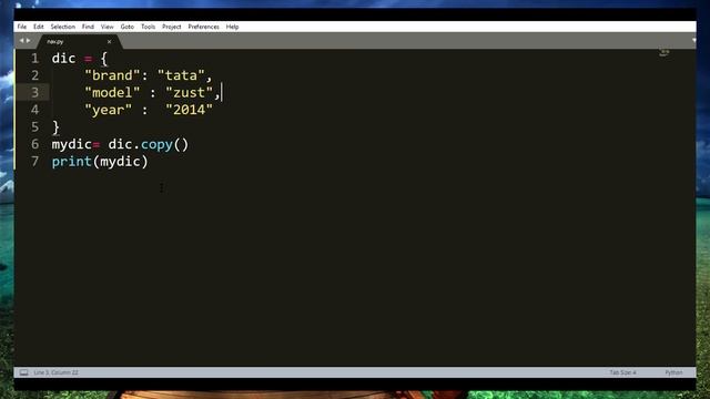 Python dictionary|| copy dictionary and nested dictionary смотреть онлайн