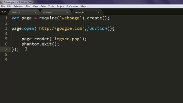 PhantomJS Get Web Page Screenshot смотреть онлайн
