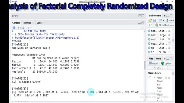Factorial experiment Analysis for multiple response variable at once in Doebioresearch package in смотреть онлайн