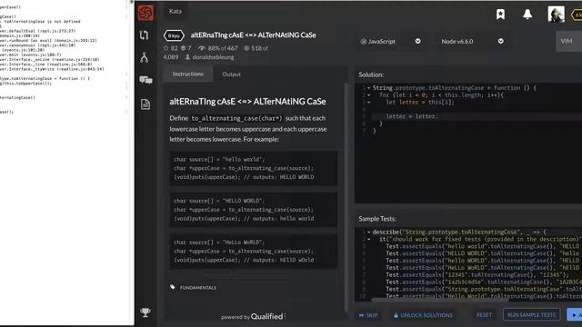Javascript Tutorial Alternating Case смотреть онлайн