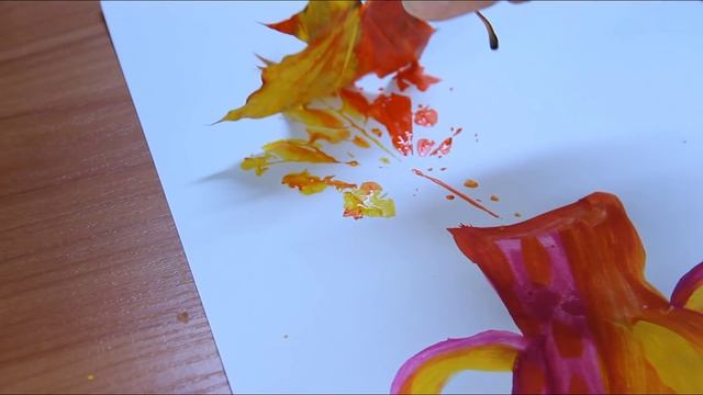 Занятия с детьми: рисование. Осенний букет из листьев смотреть онлайн