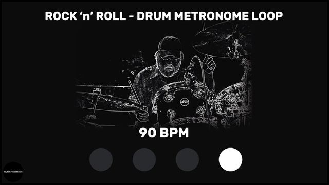 Rock 'n' Roll | Drum Metronome Loop | 90 BPM смотреть онлайн