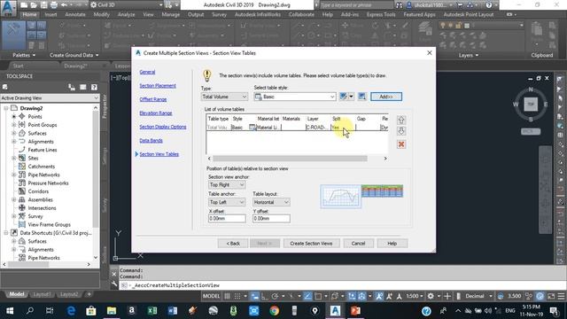 Sections to sho Cut and fill, cut and fill exhibition and cut and fill label in civil 3d L#17 смотреть онлайн