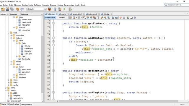 30-Finalizando As Class Para Geração Table Html смотреть онлайн