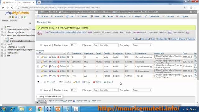 42. JAVA And MySQL (CRUD) Project - GUI - Final Video Tutorial смотреть онлайн