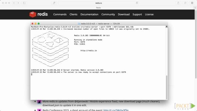 Building Databases with Redis Tutorial: Master/Slave Replication | packtpub.com смотреть онлайн