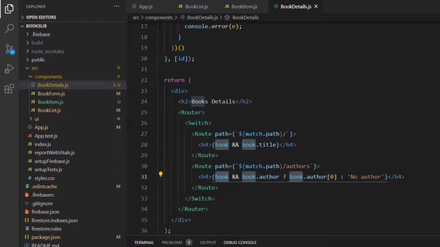 Routing & navigation with ReactJS - complete books app, part 5 смотреть онлайн
