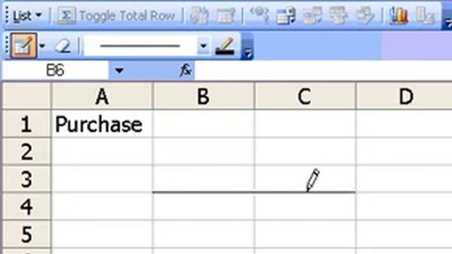 Microsoft Office Excel 2003 Apply cell borders смотреть онлайн