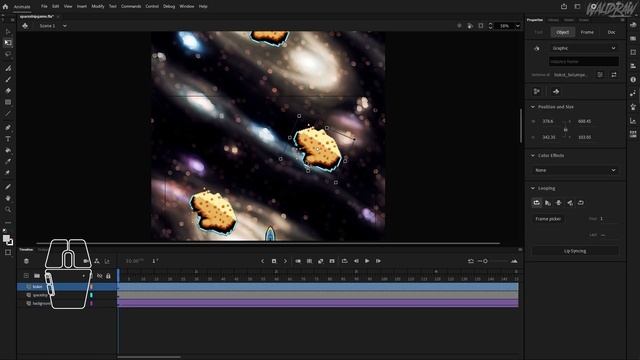 Tutorial Adobe Animate - Spaceship Shooter Game смотреть онлайн