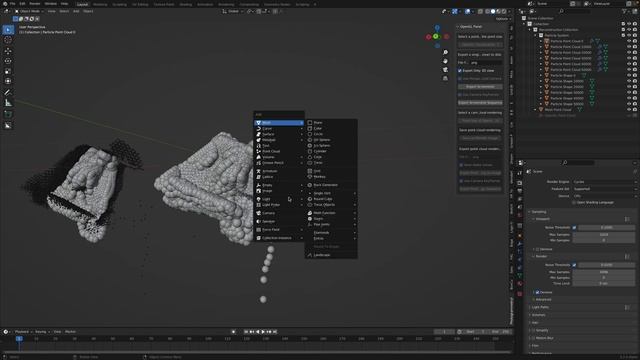 LIVENODING Geometry Nodes Point Cloud Import and Point Info COLOR Instancing With SVerchok смотреть онлайн