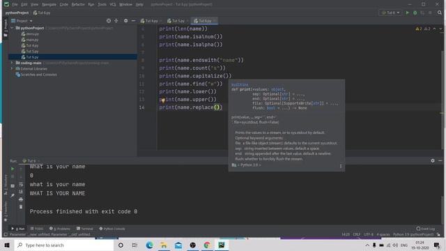 #6 isalnum(),isalpha() & imp. functions in Python | Python Tutorial For Absolute Beginners In Hindi смотреть онлайн