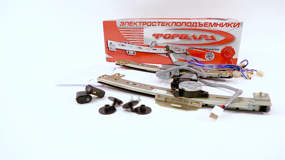 Электрические стеклоподъемники ФОРВАРД для Chevrolet NIVA в задние двери. Обзор комплекта смотреть онлайн