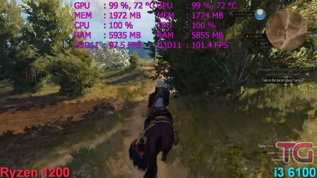 Ryzen 3 1200 vs i3 6100 Test in 7 Games (GTX 1060) смотреть онлайн