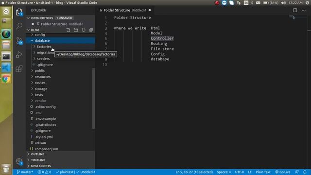 Laravel 8 tutorial # Folder and file structure смотреть онлайн