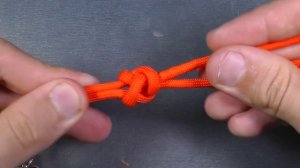 Красивый узел на темляк, нож или бегунки молнии!