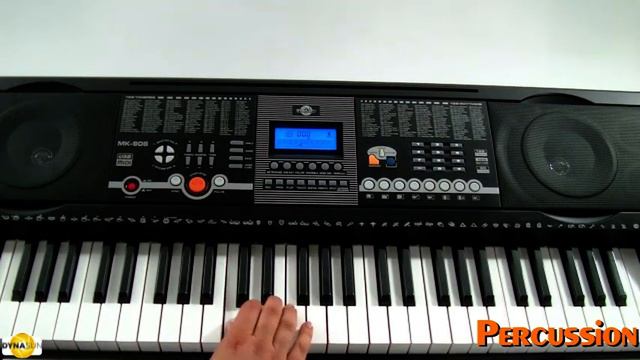 Teclado 61 Teclas DynaSun MK906 LCD USB Rendimiento Profesional, Teclado