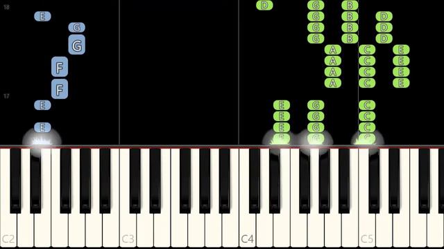 Clio - Faces (Piano Tutorial) [Synthesia] смотреть онлайн