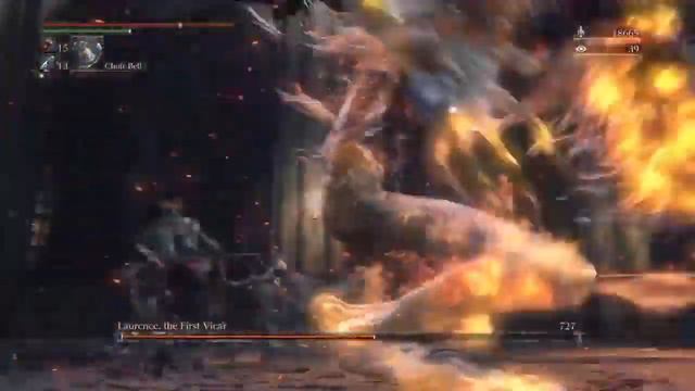 Bloodborne Laurence, the First Vicar Boss Fight смотреть онлайн