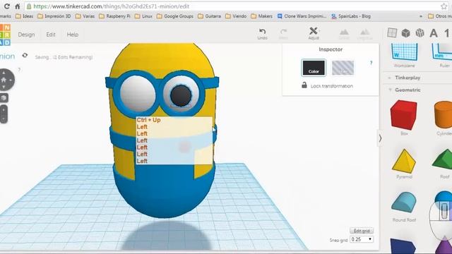 Design a Minion with Tinkercad смотреть онлайн