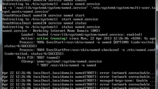 Fedora - DNS server смотреть онлайн