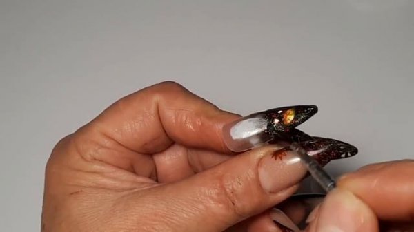 *558*Наращивание на Гелевые типсы.Делаю дизайн заранее./gel tips. Design in advance.