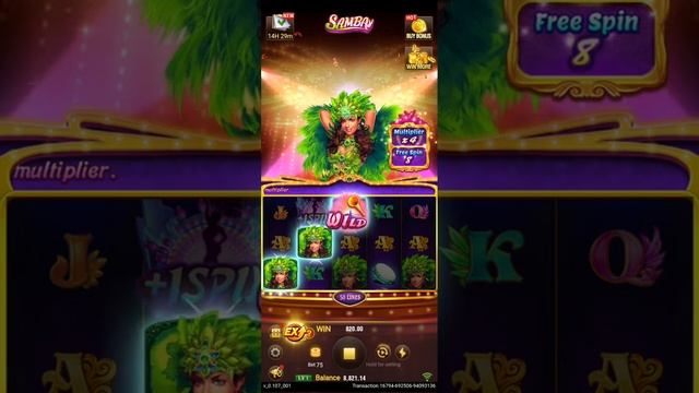 JILI GAMES | SAMBA | 75 high Bet, 4 Scatter agad??? смотреть онлайн