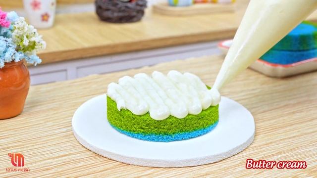 Chocolate Cake ? Miniature Chocolate Cake Rainbow Decorating | Miniature Ideas By Miniature Bakery