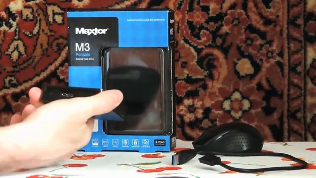 Обзор внешнего жесткого диска Maxtor M3 Portable 4TB. смотреть онлайн