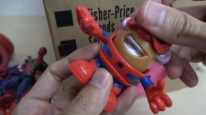 Various Size of Spiderman go into the Hole in Cardboard Box #4